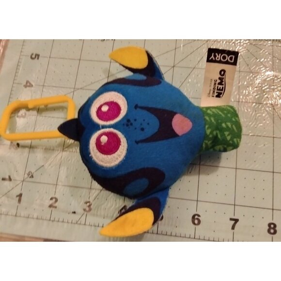 Disney Pixar Finding Nemo Dory Plush Toy Keychain Clip On McDonalds Happy Meal - Picture 3 of 5